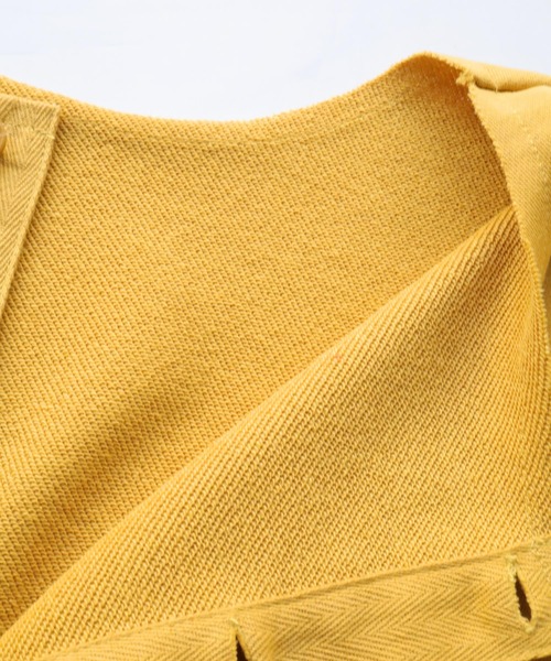 Crisp（クリスプ）の「カットオフスウェットカーディガン（スウェット・レディース・イエロー/ピンク・FREE）」の17枚目の写真