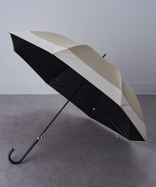 セール】【SETUP7】UVペールバイカラー長傘 晴雨兼用 58cm NT（長傘