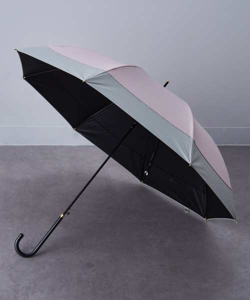セール】【SETUP7】UVペールバイカラー長傘 晴雨兼用 58cm NT（長傘