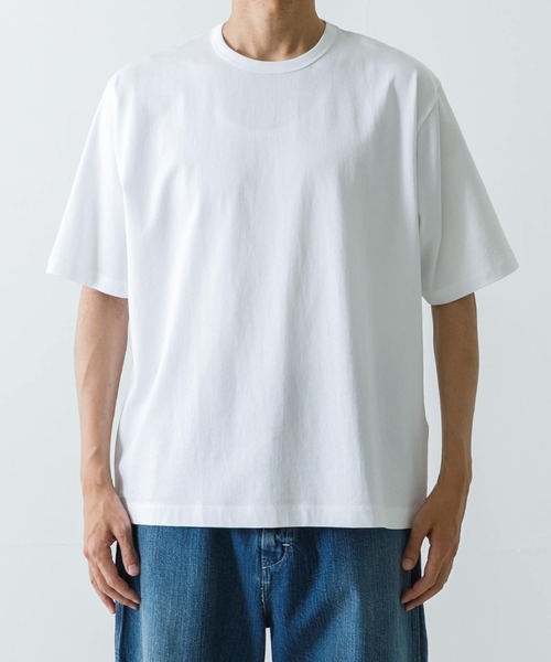 ATON（エイトン）の「ATON　DRY COTTON STANDARD T-SHIRTS（Tシャツ/カットソー・メンズ・ブラック/ホワイト/グリーン・4/6）」の4枚目の写真