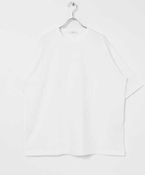 ATON（エイトン）の「ATON　DRY COTTON STANDARD T-SHIRTS（Tシャツ/カットソー・メンズ・ブラック/ホワイト/グリーン・4/6）」の7枚目の写真