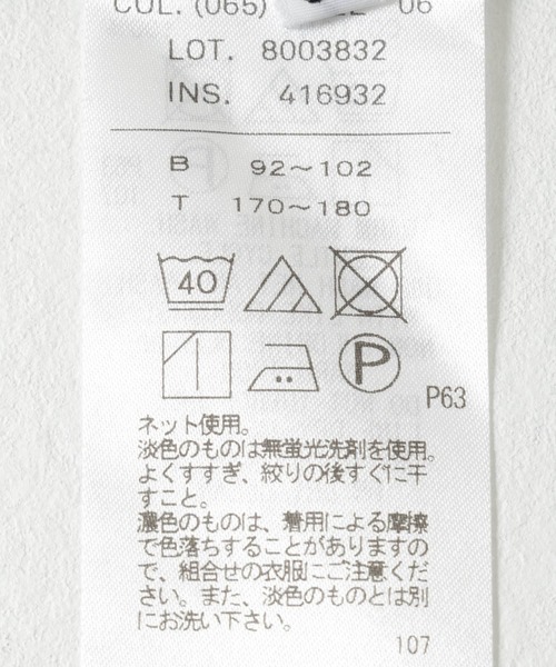 ATON（エイトン）の「ATON　DRY COTTON STANDARD T-SHIRTS（Tシャツ/カットソー・メンズ・ブラック/ホワイト/グリーン・4/6）」の17枚目の写真