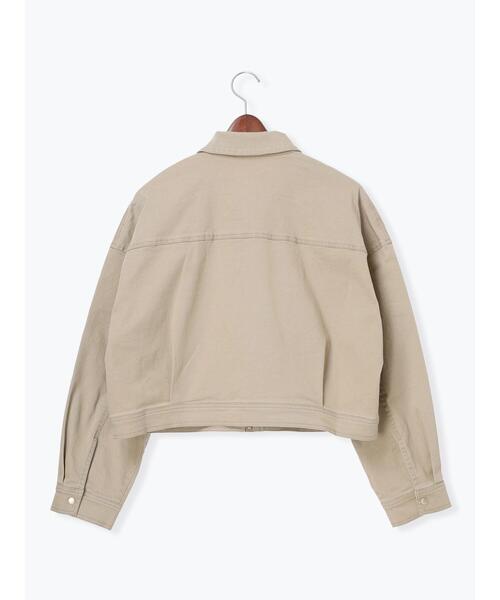 Te chichi TERRASSE（テチチテラス）の「クロップドジャケット(セットアップ可)《2025spring catalog item》（ノーカラージャケット・レディース・ブルー/ネイビー/ベージュ・F）」の20枚目の写真