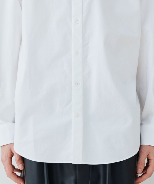GALERIE VIE（ギャルリー ヴィー）の「プレミアムオックス ワイドバランスシャツ（シャツ/ブラウス・メンズ・ホワイト/ネイビー・FREE）」の10枚目の写真