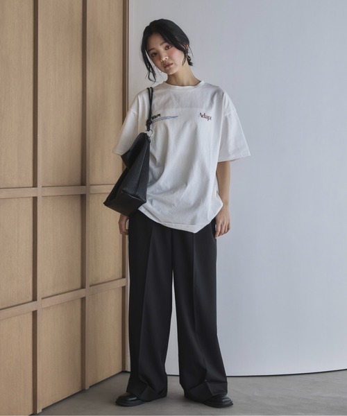 feepur（フェピュール）の「ロールアップワイドスラックス（スラックス・レディース・ブラック/チャコールグレー/ブラウン・SMALL/MEDIUM/LARGE）」の15枚目の写真