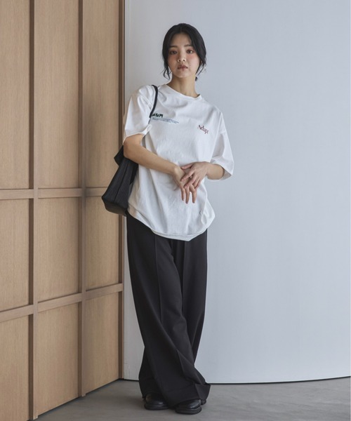 feepur（フェピュール）の「ロールアップワイドスラックス（スラックス・レディース・ブラック/チャコールグレー/ブラウン・SMALL/MEDIUM/LARGE）」の16枚目の写真