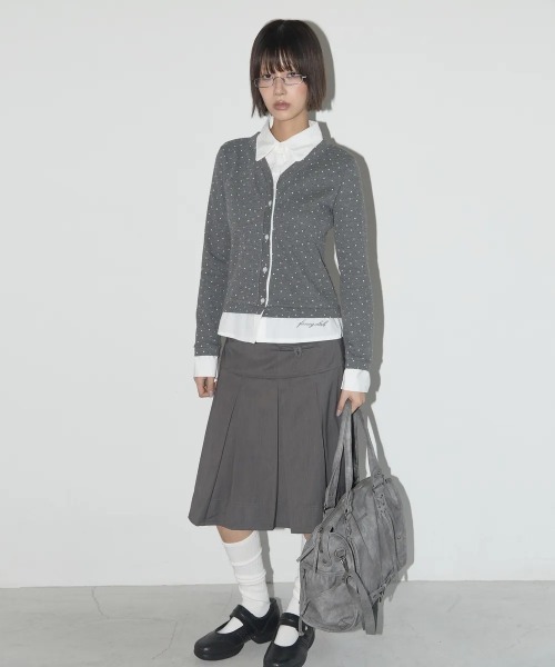 FANCY CLUB（ファンシークラブ）の「A'GEM/9 × .kom 『 FANCY CLUB/ファンシークラブ』 BELTED WASHING LEATHER BAG/ベルテッドレザーバッグ（ショルダーバッグ・レディース・ブラック/ピンク/グレー/ブラウン/レッド・FREE）」の11枚目の写真