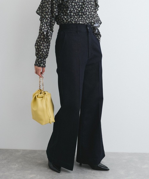 VIS（ビス）の「グリッターワイドデニムパンツ（デニムパンツ・レディース・ネイビー/ブルー系その他4・S/M）」の17枚目の写真