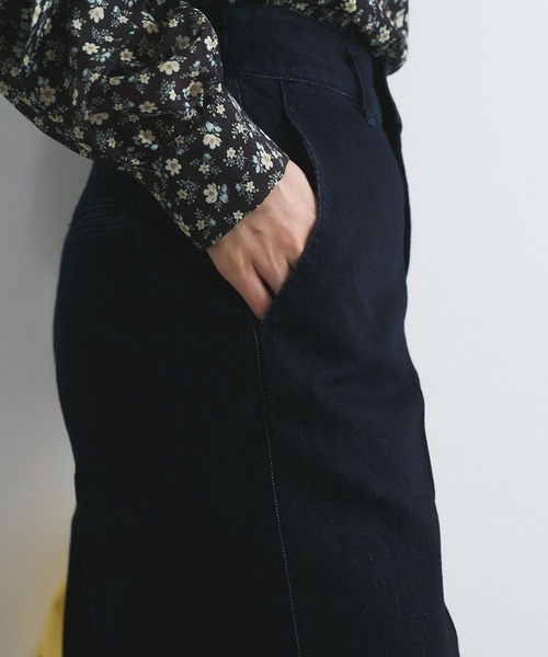 VIS（ビス）の「グリッターワイドデニムパンツ（デニムパンツ・レディース・ネイビー/ブルー系その他4・S/M）」の3枚目の写真