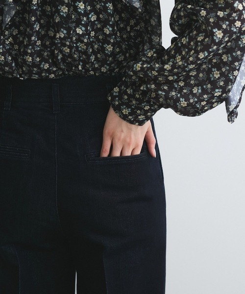 VIS（ビス）の「グリッターワイドデニムパンツ（デニムパンツ・レディース・ネイビー/ブルー系その他4・S/M）」の9枚目の写真