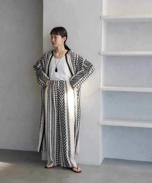 URBAN RESEARCH DOORS(アーバンリサーチドアーズ)の「ジャガード柄イージーパンツ(その他パンツ・レディース・ナチュラル・MEDIUM)」の6枚目の写真