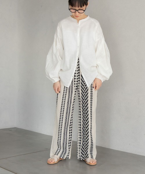 URBAN RESEARCH DOORS(アーバンリサーチドアーズ)の「ジャガード柄イージーパンツ(その他パンツ・レディース・ナチュラル・MEDIUM)」の15枚目の写真
