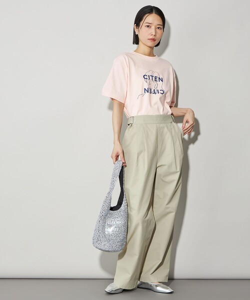 CITEN（シテン）の「＜CITEN＞CONVENIENCE YOUNG × CITEN グラフィックT シテン（Tシャツ/カットソー・レディース・ブラック/ライトピンク/ホワイト・S/M）」の8枚目の写真