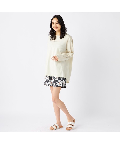 Ocean Pacific（オーシャンパシフィック）の「Ocean Pacific オーシャンパシフィック ブランド ロゴ バック タック入り UVカット 長袖 Tシャツ ロンT ラッシュガード（Tシャツ/カットソー・レディース・ベージュ/ブルー/グレー/ホワイト・M/L/LL）」の14枚目の写真