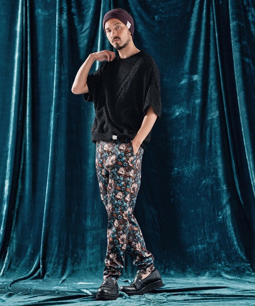 ANGENEHM（アンゲネーム）の「mp13340-Track pants -botanical pattern- トラックパンツ（その他パンツ・メンズ・マルチ・S/M/L）」の10枚目の写真