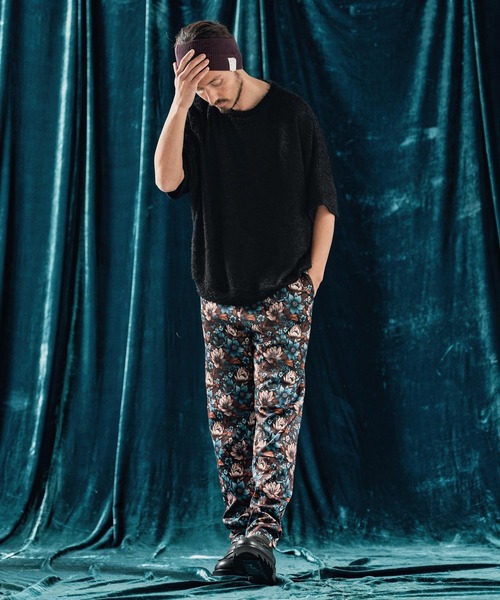 ANGENEHM（アンゲネーム）の「mp13340-Track pants -botanical pattern- トラックパンツ（その他パンツ・メンズ・マルチ・S/M/L）」の11枚目の写真