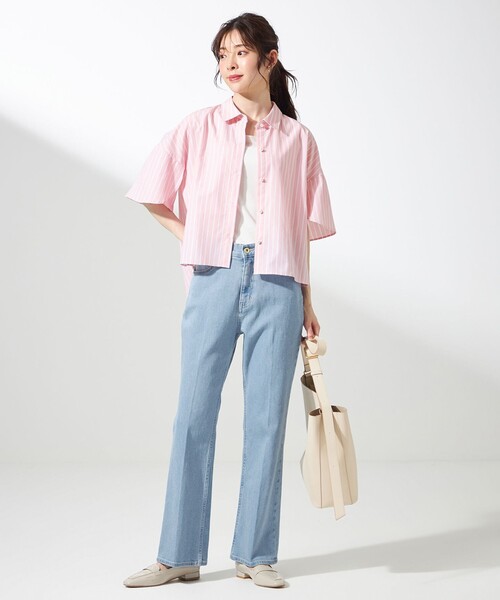 ANY SIS(エニィスィス)の「【洗える】ペタルスリーブ シャツ(シャツ/ブラウス・レディース・スカイブルー系1/ライトグリーン系1/ピンク系1/ホワイト系1・2)」の22枚目の写真