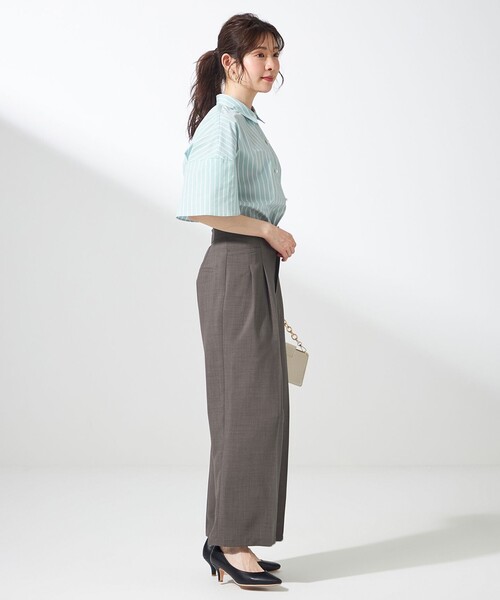 ANY SIS(エニィスィス)の「【洗える】ペタルスリーブ シャツ(シャツ/ブラウス・レディース・スカイブルー系1/ライトグリーン系1/ピンク系1/ホワイト系1・2)」の10枚目の写真