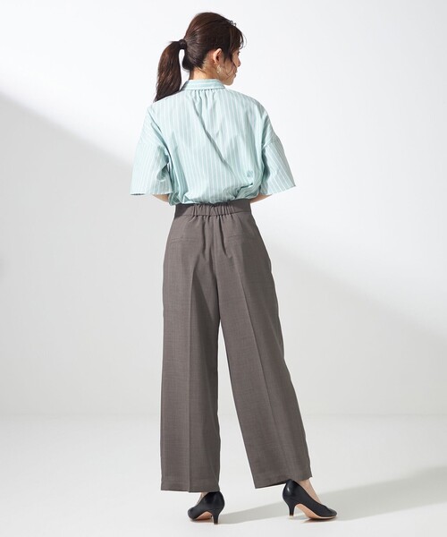 ANY SIS(エニィスィス)の「【洗える】ペタルスリーブ シャツ(シャツ/ブラウス・レディース・スカイブルー系1/ライトグリーン系1/ピンク系1/ホワイト系1・2)」の5枚目の写真