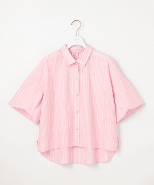 ANY SIS(エニィスィス)の「【洗える】ペタルスリーブ シャツ(シャツ/ブラウス・レディース・スカイブルー系1/ライトグリーン系1/ピンク系1/ホワイト系1・2)」の15枚目の写真