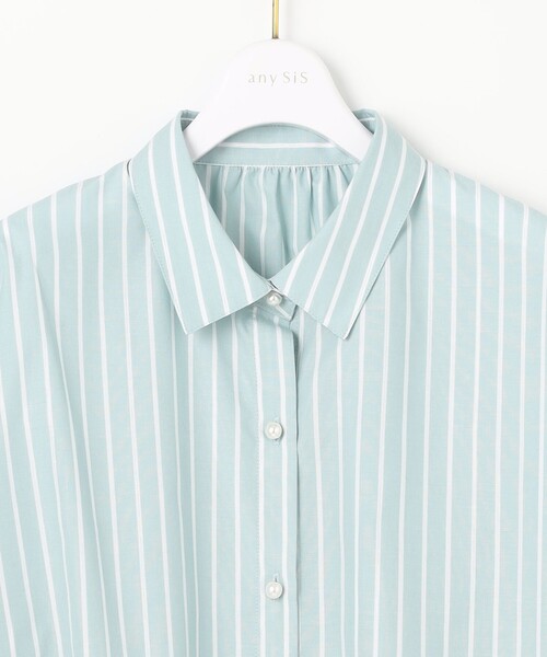 ANY SIS(エニィスィス)の「【洗える】ペタルスリーブ シャツ(シャツ/ブラウス・レディース・スカイブルー系1/ライトグリーン系1/ピンク系1/ホワイト系1・2)」の21枚目の写真