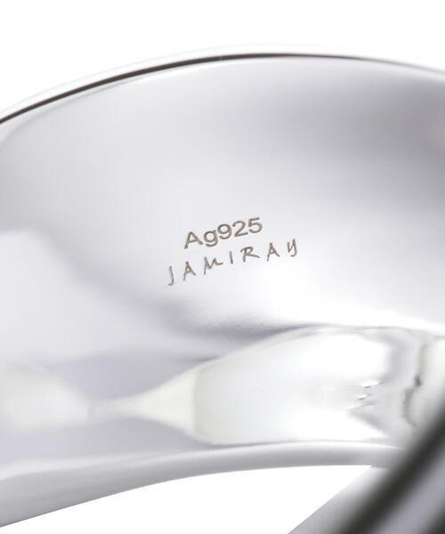 JAMIRAY / ジャミレイ】WAVY SILVER BANGLE（バングル/リストバンド
