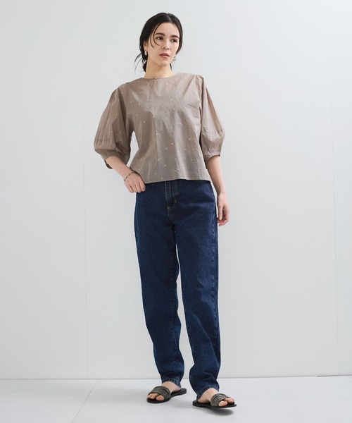 GUESS JEANS(ゲスジーンズ)の「【GUESS(ゲス)】MOM/デニム ジーンズ(デニムパンツ・レディース・ブルー系その他5/ブルー・S/M/L)」の4枚目の写真