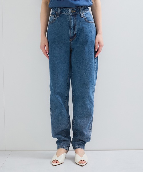 GUESS JEANS(ゲスジーンズ)の「【GUESS(ゲス)】MOM/デニム ジーンズ(デニムパンツ・レディース・ブルー系その他5/ブルー・S/M/L)」の5枚目の写真
