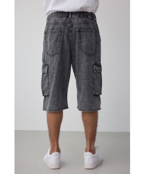 AZUL by moussy（アズールバイマウジー）の「AZUL DENIM カーゴショーツ（スラックス・レディース・ライトブルー/ライトブラック・MEDIUM/LARGE）」の19枚目の写真