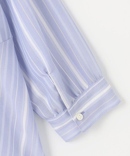 J.PRESS Ladies(J.プレス レディス)の「【洗える】SHEERストライプ ペプラム シャツ ブラウス(シャツ/ブラウス・レディース・ホワイト系1/サックスブルー系1・XS)」の15枚目の写真