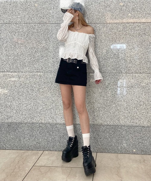 THE URBAN BLANCHE オフショルダーシフォンまめ THE URBAN BLANCHE オフショルダーシフォンまめ様専用 - メルカリ