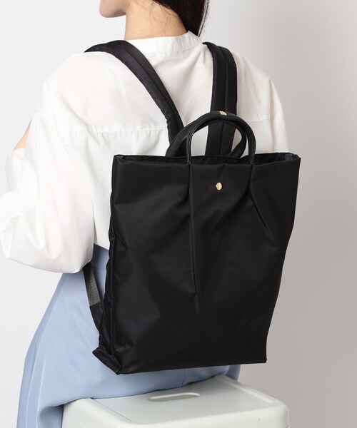 Ober Tashe(オーバータッシェ)の「肩楽撥水ナイロン A4トート型リュック(バックパック/リュック・レディース・グレー/ブラック/ブラウン系/ブルー系その他・FREE)」の22枚目の写真