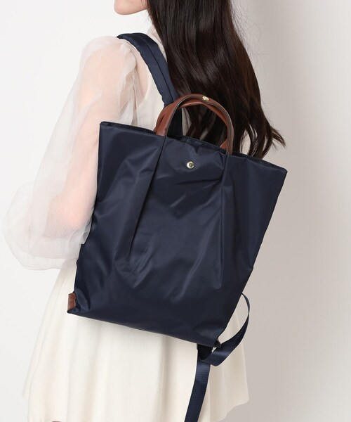 Ober Tashe(オーバータッシェ)の「肩楽撥水ナイロン A4トート型リュック(バックパック/リュック・レディース・グレー/ブラック/ブラウン系/ブルー系その他・FREE)」の20枚目の写真