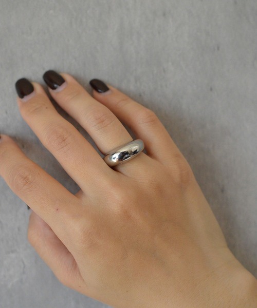 BROTHERHOOD（ブラザーフッド）の「【earyear】Luna Dome design peti Volume Ring（リング・レディース・シルバー/ゴールド・MEDIUM/SMALL/LARGE）」の12枚目の写真
