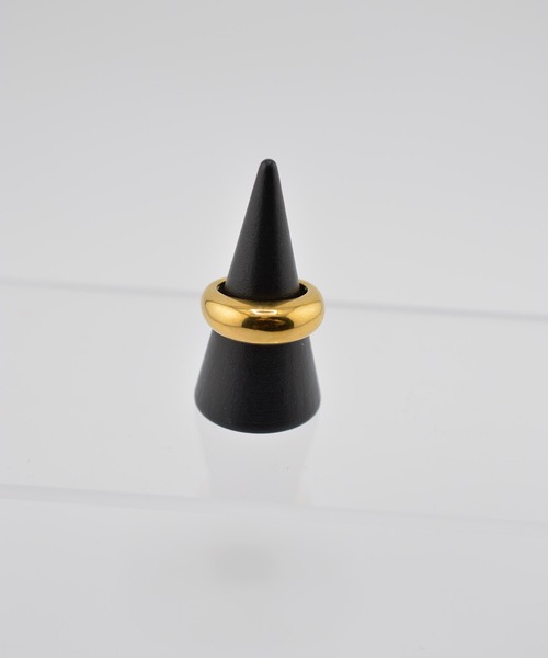 BROTHERHOOD（ブラザーフッド）の「【earyear】Luna Dome design peti Volume Ring（リング・レディース・シルバー/ゴールド・MEDIUM/SMALL/LARGE）」の6枚目の写真