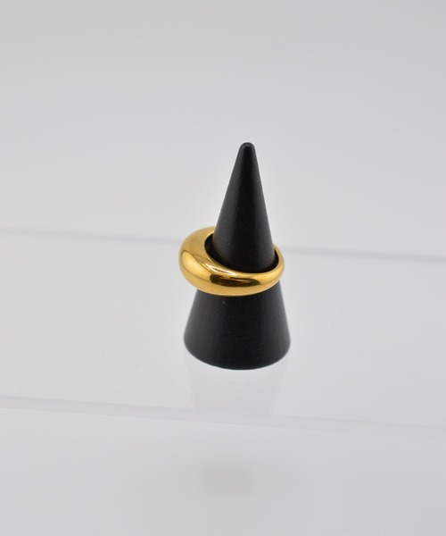 BROTHERHOOD（ブラザーフッド）の「【earyear】Luna Dome design peti Volume Ring（リング・レディース・シルバー/ゴールド・MEDIUM/SMALL/LARGE）」の5枚目の写真