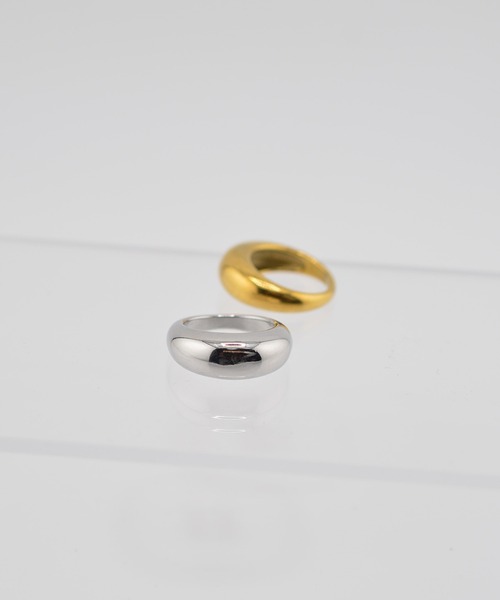 BROTHERHOOD（ブラザーフッド）の「【earyear】Luna Dome design peti Volume Ring（リング・レディース・シルバー/ゴールド・MEDIUM/SMALL/LARGE）」の3枚目の写真