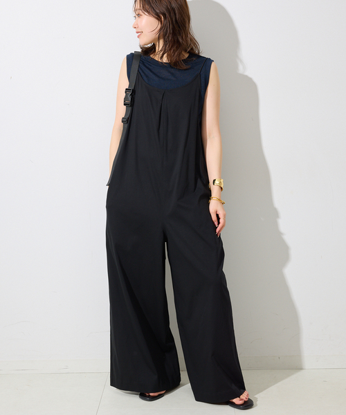 SLOBE IENA 接触冷感　Albini キャミサロペット 接触冷感》Albini キャミサロペット（サロペット