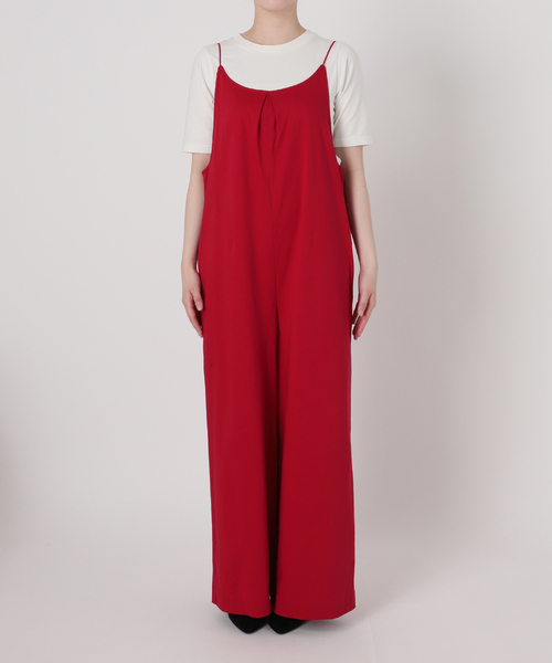 接触冷感》Albini キャミサロペット（サロペット/オーバーオール