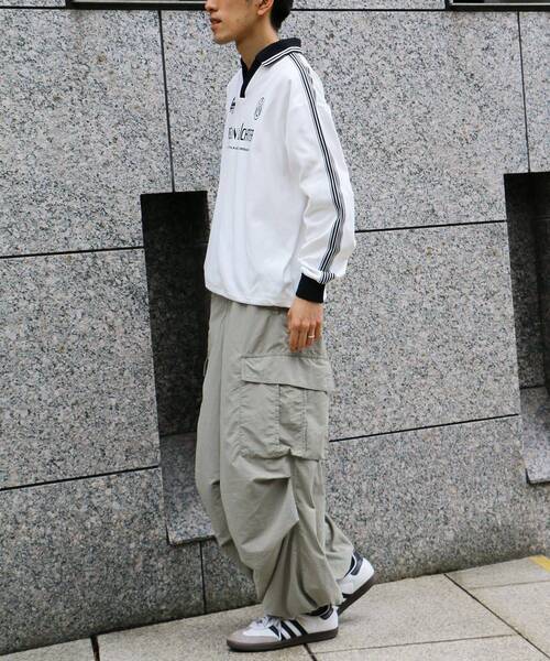 CRAFT STANDARD BOUTIQUE(クラフトスタンダードブティック)の「接触冷感/UVカット/速乾性 ハニカムメッシュ襟ゲームシャツ【ユニセックス】(Tシャツ/カットソー・レディース・ブラック/オフホワイト・S/M/L)」の22枚目の写真