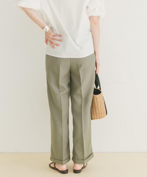 ITEMS URBANRESEARCH（アイテムズ アーバンリサーチ）の「ベルト付きパンツ（その他パンツ・レディース・カーキ/ライトベージュ/ブラウン・FREE）」の13枚目の写真