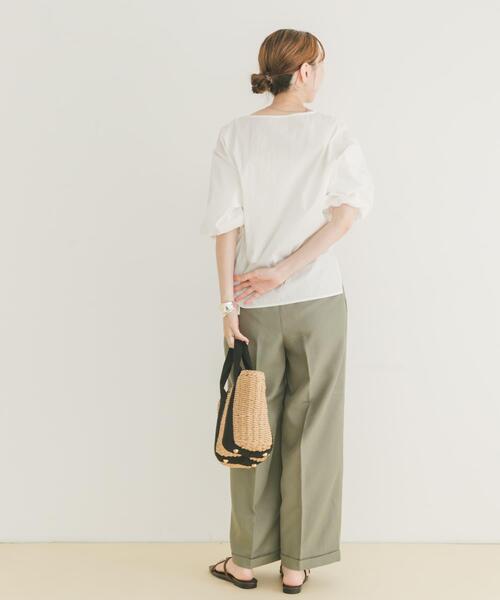 ITEMS URBANRESEARCH（アイテムズ アーバンリサーチ）の「ベルト付きパンツ（その他パンツ・レディース・カーキ/ライトベージュ/ブラウン・FREE）」の16枚目の写真