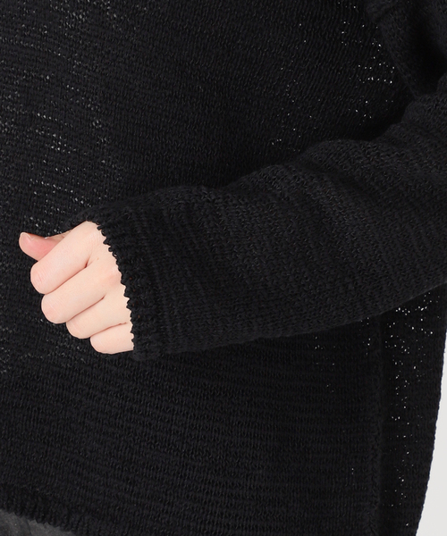 美品　ジャーナルスタンダードレリュームテープヤーンルーズプルオーバー JOURNAL STANDARD relume｜《WEB限定》テープヤーンルーズプル