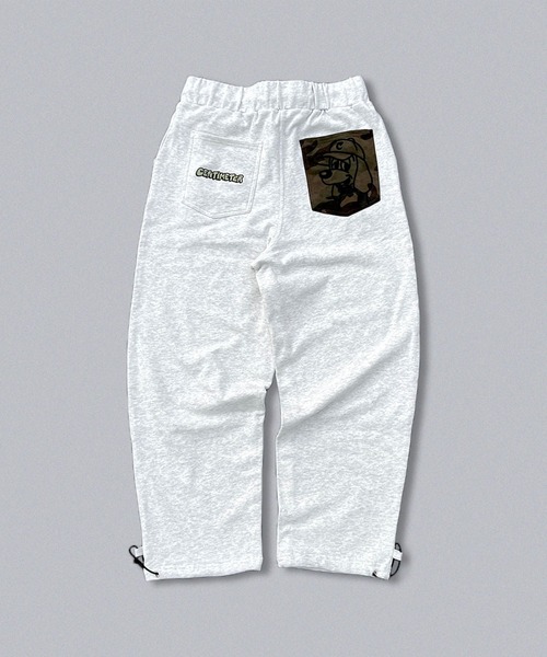 centimeter（センチメーター）の「Camo CMT ruler sweat pants（スウェットパンツ・メンズ・ブラック/杢グレー・MEDIUM/LARGE/X-LARGE）」の2枚目の写真