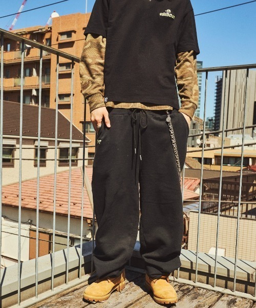 centimeter（センチメーター）の「Camo CMT ruler sweat pants（スウェットパンツ・メンズ・ブラック/杢グレー・MEDIUM/LARGE/X-LARGE）」の5枚目の写真
