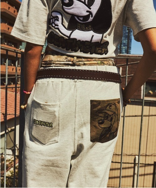 centimeter（センチメーター）の「Camo CMT ruler sweat pants（スウェットパンツ・メンズ・ブラック/杢グレー・MEDIUM/LARGE/X-LARGE）」の6枚目の写真