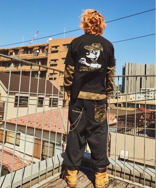 centimeter（センチメーター）の「Camo CMT ruler sweat pants（スウェットパンツ・メンズ・ブラック/杢グレー・MEDIUM/LARGE/X-LARGE）」の9枚目の写真