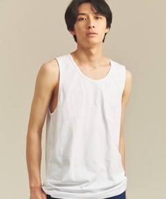週末限定値下げ★２枚！新品マーガレットハウエル 定番タンクトップ ボーダー＆白 SUPERFINE COTTON JERSEY（タンクトップ）｜MARGARET HOWELL