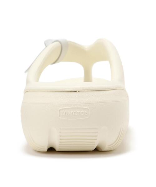 TAW&TOE（トーアンドトー）の「TAW＆TOE/トーアンドトー/Zerovity Plumpy（サンダル・レディース・ブラック/アイボリー系・S/M/XS/XXS）」の9枚目の写真