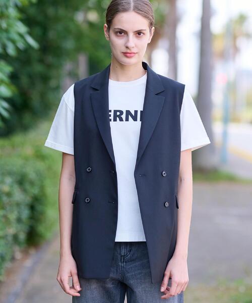 DRESSTERIOR(ドレステリア)の「テーラードサマージレ(ベスト・レディース・ブラック/ベージュ・38/36)」の11枚目の写真